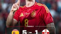 Hasil Uji Coba Jelang Euro 2024: Spanyol Pesta Gol Atas Irlandia Utara 5-1
